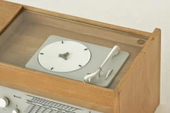 Pamono German Stereo Radio Phono Combination by Hans Gugelot for Braun, 1958><noscript><img width=