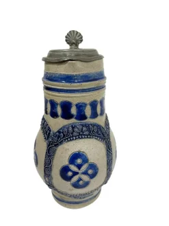 Online Pamono German Westerwald Salt Glazed Stoneware Jug, 17th Century