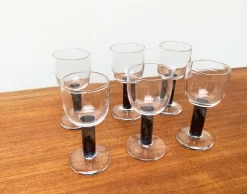 Pamono German Wine Glasses by Regina Kaufmann for Glashagen Hütte, Set of 6> Glassware