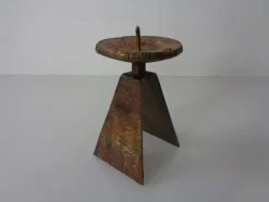 Pamono Germn Brutalist Copper and Brass Candleholder, 1960s> Candleholders