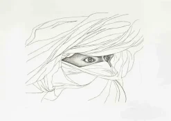 Clearance Pamono Giacomo Porzano, Arab Man, Etching, 1974