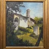 Pamono Giancarlo Amurri, View of a Small Church, 20th Century, Oil Painting on Canvas> Painting
