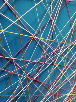Pamono Gianfranco Visentin, Ciclo delle Corde, 1980, Mixed Media> Abstraction|Painting