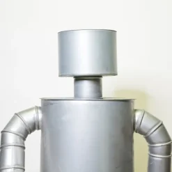 Pamono Giant Handmade Robot, 1980s, Metal><noscript><img width=