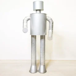 Pamono Giant Handmade Robot, 1980s, Metal><noscript><img width=