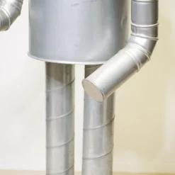 Pamono Giant Handmade Robot, 1980s, Metal><noscript><img width=