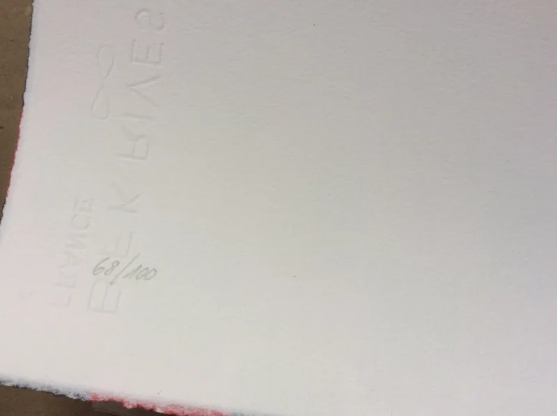 Pamono Gilbert Bretterbauer, Siebdruck, 1997> Minimalist
