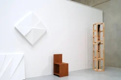 Pamono Gilbert Swimberghe, Large Abstract Relief, 1974, Painted Wood><noscript><img width=