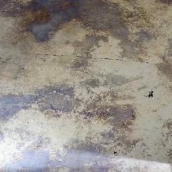 Pamono Gilded Iron Coffee Table by René Drouet, 1940s><noscript><img width=