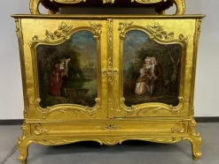 Pamono Gilded Rococo Sideboard, 1900s> Mirrors