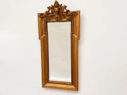 Outlet Pamono Gilded Wall Mirror with Beveled Glass and Ornate Frame from Befos
