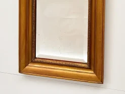 Outlet Pamono Gilded Wall Mirror with Beveled Glass and Ornate Frame from Befos