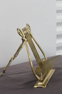 Pamono Gilt Book Stand Holder><noscript><img width=