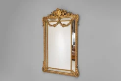 Pamono Gilt Cushion Mirror, 1890s> Mirrors
