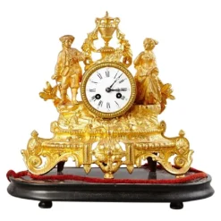 Pamono Gilt Mantel Clock> Clocks