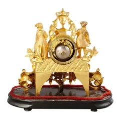 Pamono Gilt Mantel Clock> Clocks