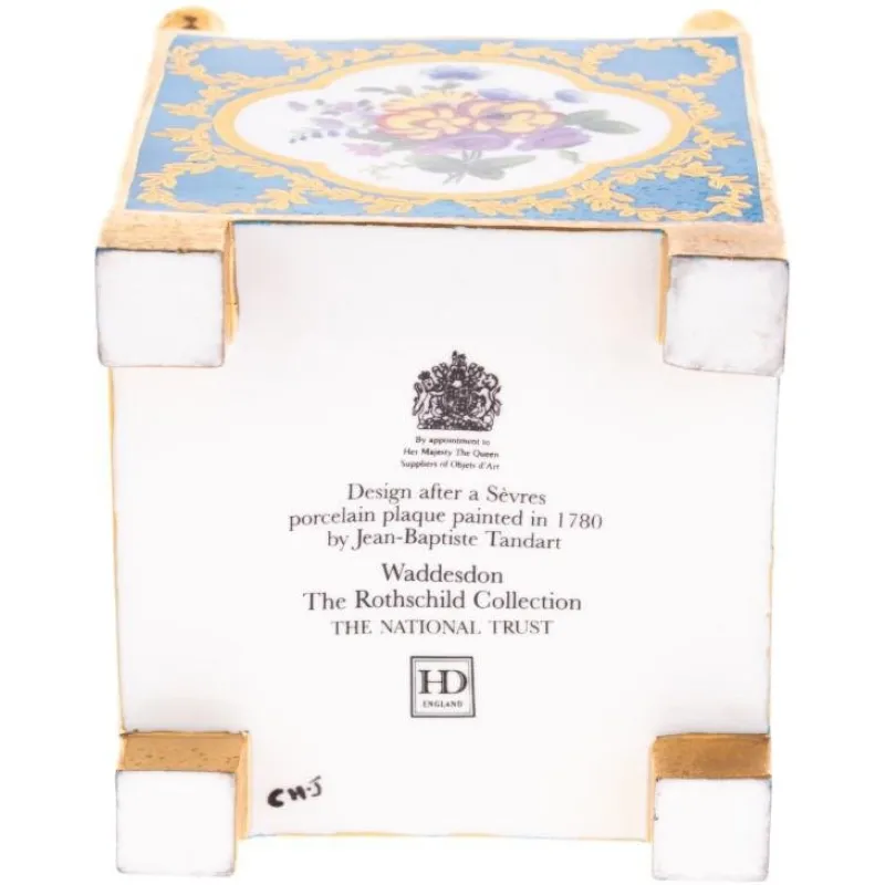 New Pamono Gilt Porcelain Ceramic Planter after The Rothschild Collection in the style of Sevres