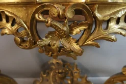 Best Pamono Gilt Wood Console Table
