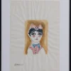 Pamono Gio Ponti, Portrait of a Girl, 1950s, Drawing> Work On Paper