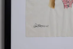 Pamono Gio Ponti, Portrait of a Girl, 1950s, Drawing><noscript><img width=