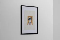 Pamono Gio Ponti, Portrait of a Girl, 1950s, Drawing><noscript><img width=