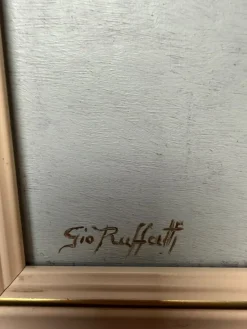 Best Pamono Giorgio Ruffatti, Composition, 1999, Oil on Canvas, Framed