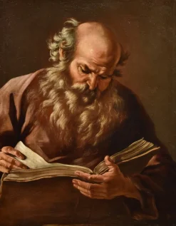 Pamono Giovanni Battista Beinaschi, Portrait of the Philosopher Heraclitus, 1670, Oil on Canvas> Old Masters|Classical