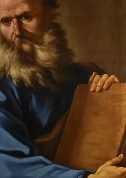 Pamono Giovanni Battista Beinaschi, Portrait of the Philosopher Democritus Beinaschi, 17th Century, Oil on Canvas, Framed><noscript><img width=