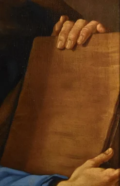 Pamono Giovanni Battista Beinaschi, Portrait of the Philosopher Democritus Beinaschi, 17th Century, Oil on Canvas, Framed><noscript><img width=