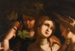 Pamono Giovanni Battista Paggi, Venus Bacchus Ceres, 1620, Oil on Canvas, Framed