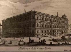 Online Pamono Giovanni Battista Piranesi, Palace of the Chancellery, Etching, 18th Century