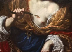 Pamono Giovanni Domenico Ferrucci, The Death of Cleopatra, Oil on Canvas, 17th Century, Framed