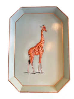 Pamono Giraffe Rectangular Tray by Les Ottomans> Tabletop|Trays