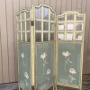 New Pamono Glass and Fabric Screen, 1920s