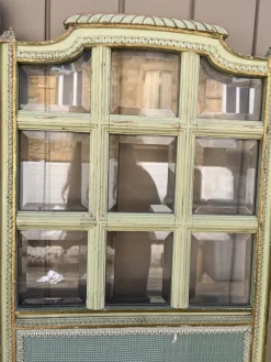 New Pamono Glass and Fabric Screen, 1920s