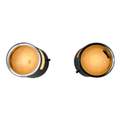 Sale Pamono Glass and Metal Wall Lights from Veca, 1960s, Italy, Set of 2