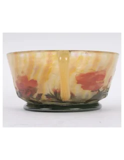 Pamono Glass Bowl from Daum Nancy, 1905><noscript><img width=