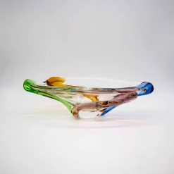 Discount Pamono Glass Bowl Rhapsody by Frantisek Zemek for Mstisov