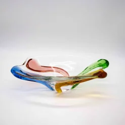 Discount Pamono Glass Bowl Rhapsody by Frantisek Zemek for Mstisov