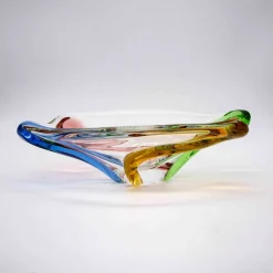 Discount Pamono Glass Bowl Rhapsody by Frantisek Zemek for Mstisov