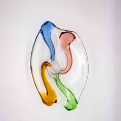 Discount Pamono Glass Bowl Rhapsody by Frantisek Zemek for Mstisov