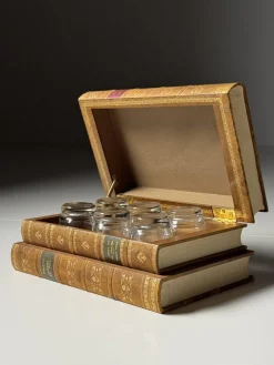 Pamono Glass Box for Whiskey Glasses> Trunks Crates & Baskets
