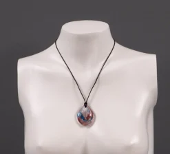 Pamono Glass Costume Jewelry Pendant, 1980s> Necklaces
