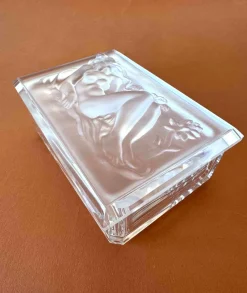 Pamono Glass Decorative Jewellery and Trinket Box by H.Hofmann><noscript><img width=