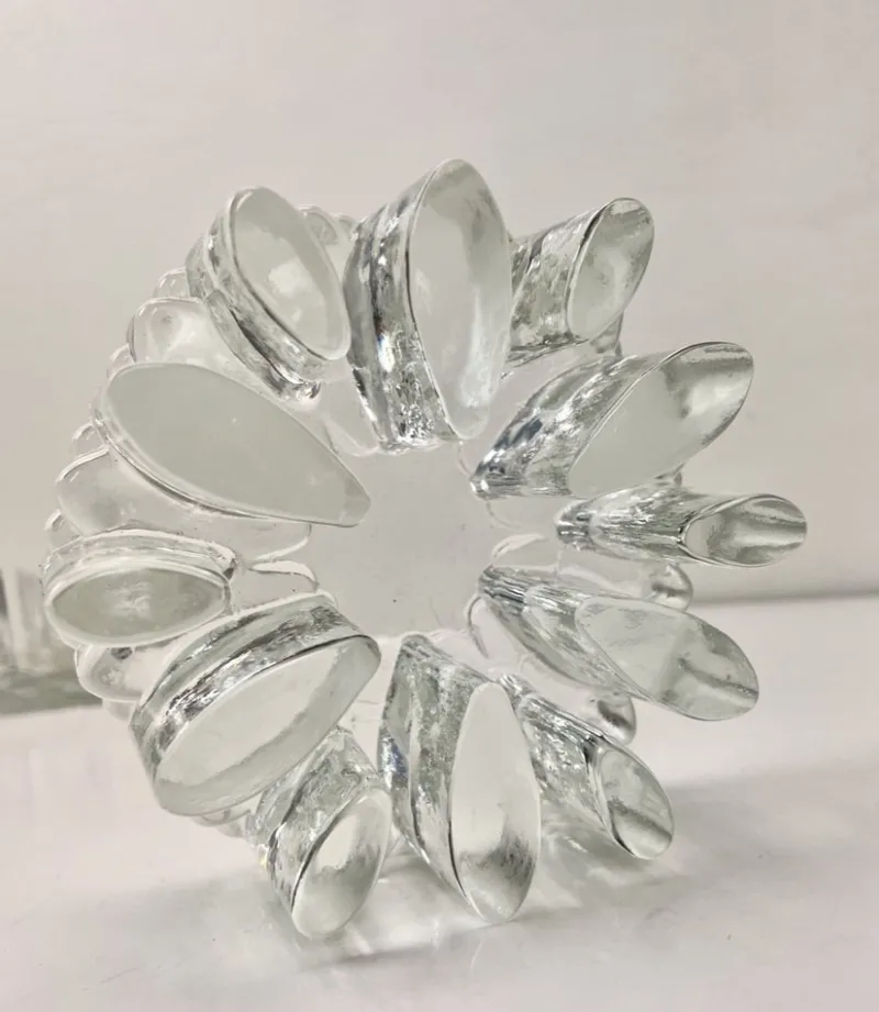 Pamono Glass Food or Tea Warmers, Germany, 1970s, Set of 3> Dinnerware Accessories