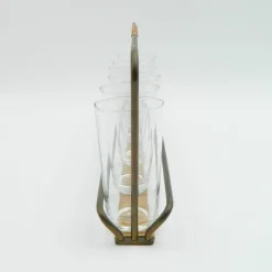 Discount Pamono Glass Holder in Glass by Carl Auböck, 1950s, Set of 7