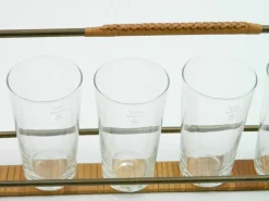 Discount Pamono Glass Holder in Glass by Carl Auböck, 1950s, Set of 7