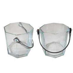 Hot Pamono Glass Ice Bucket from Luminarc, France