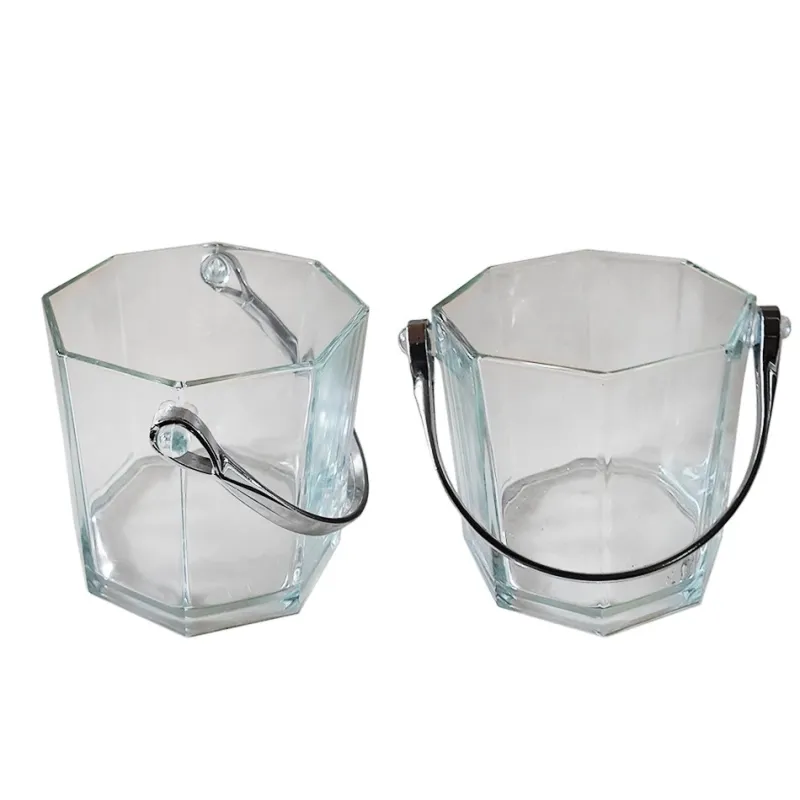 Hot Pamono Glass Ice Bucket from Luminarc, France