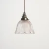 Pamono Glass Pendant Light from Holophane, 1940s> Ceiling Lights